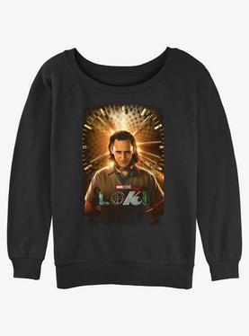 Marvel Loki Arc Poster Womens Slouchy Sweatshirt, , hi-res